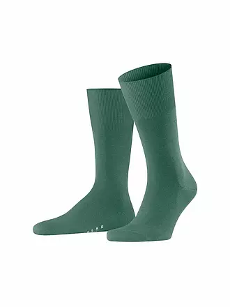 FALKE | Chaussettes homme "Airport" (gris foncé) | grün
